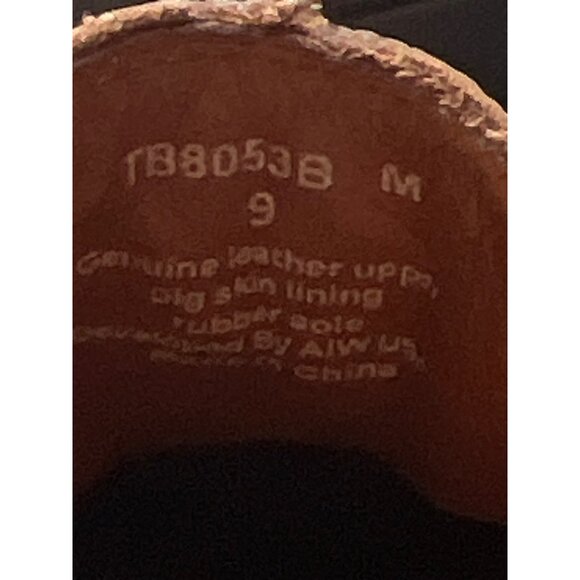 Gravity Defyer Mens Brown Leather Slip-On Shoes Loafers TB8053B Size 9 - Picture 7 of 7